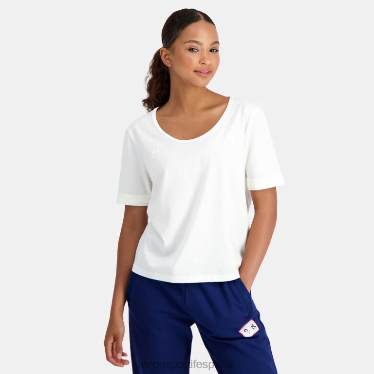Le Coq Sportif camiseta blanca mujer TD866341 ropa