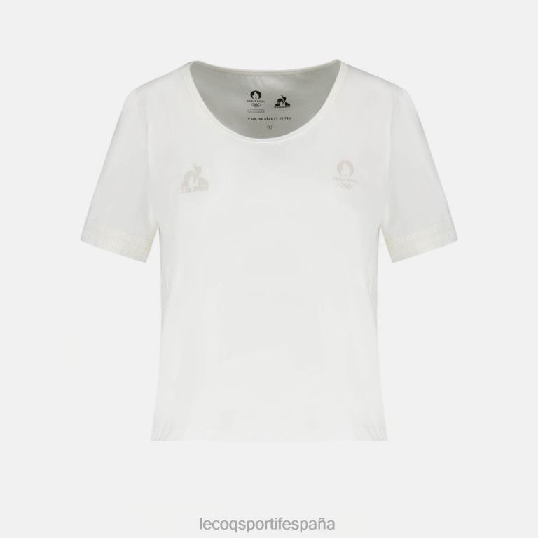 Le Coq Sportif camiseta blanca mujer TD866341 ropa