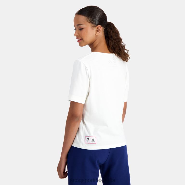 Le Coq Sportif camiseta blanca mujer TD866341 ropa