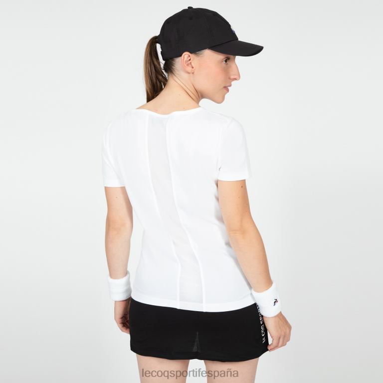 Le Coq Sportif camiseta blanca mujer TD866608 ropa