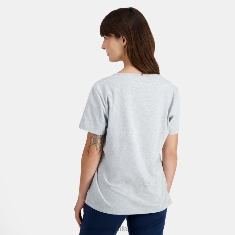 Le Coq Sportif camiseta gris mujer TD866359 ropa