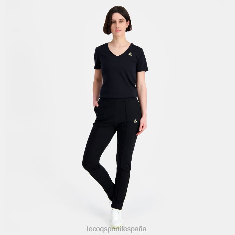 Le Coq Sportif camiseta negra mujer TD866351 ropa