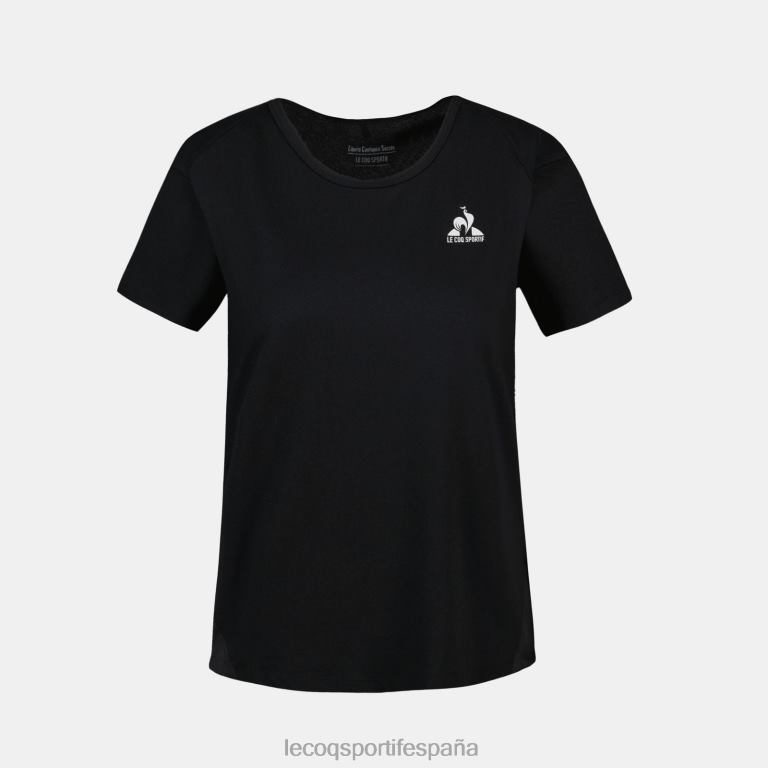 Le Coq Sportif camiseta negra mujer TD866354 ropa