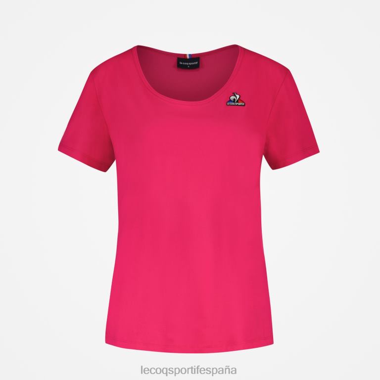 Le Coq Sportif camiseta roja mujer TD866348 ropa