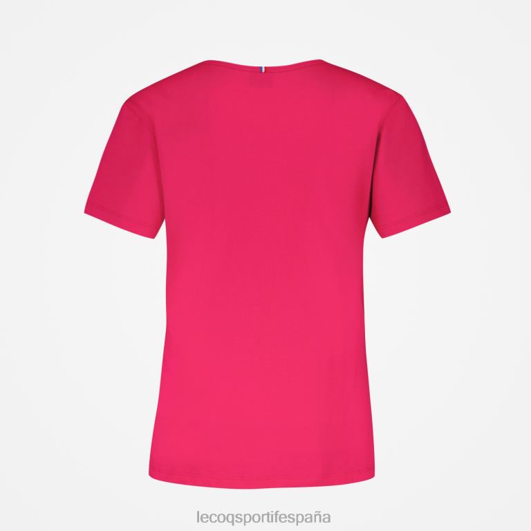 Le Coq Sportif camiseta roja mujer TD866348 ropa