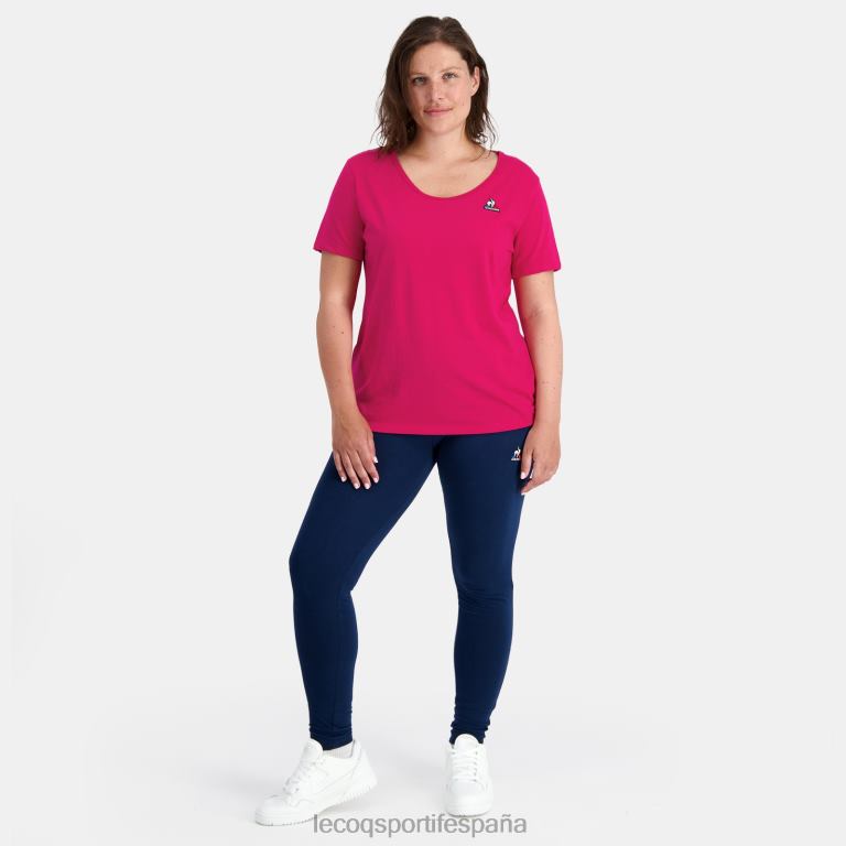 Le Coq Sportif camiseta roja mujer TD866348 ropa