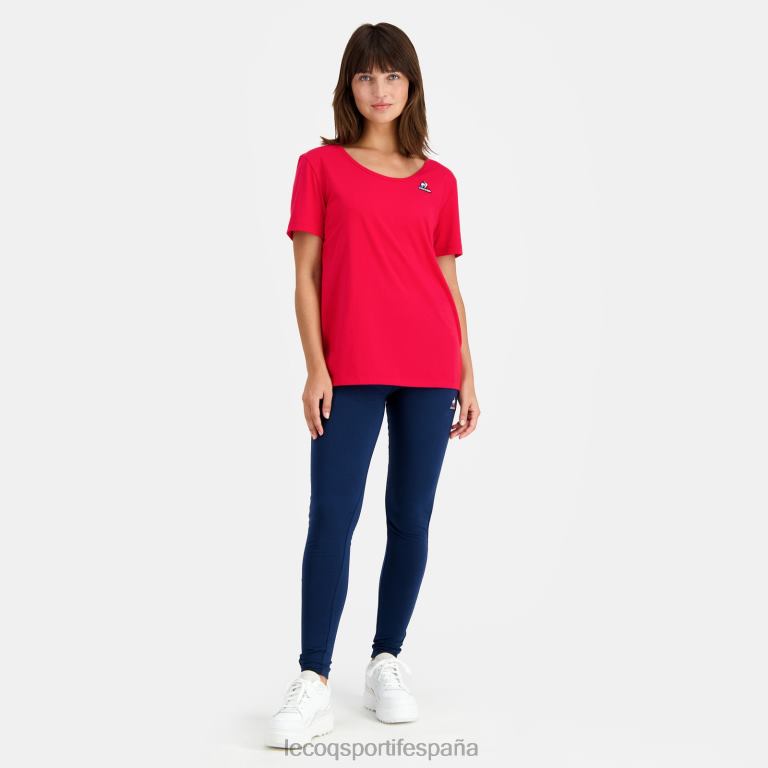 Le Coq Sportif camiseta roja mujer TD866596 ropa