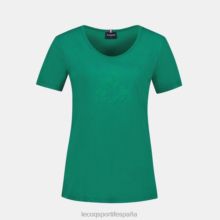 Le Coq Sportif camiseta verde mujer TD866347 ropa