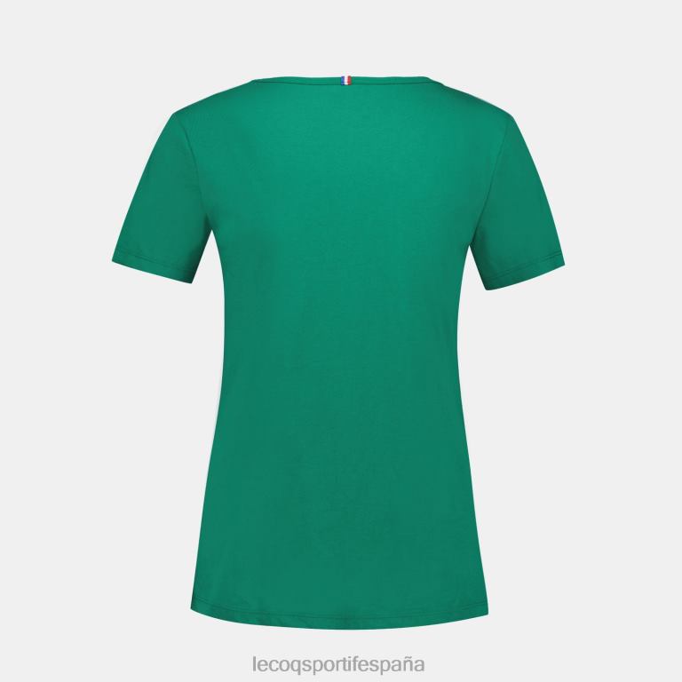 Le Coq Sportif camiseta verde mujer TD866347 ropa