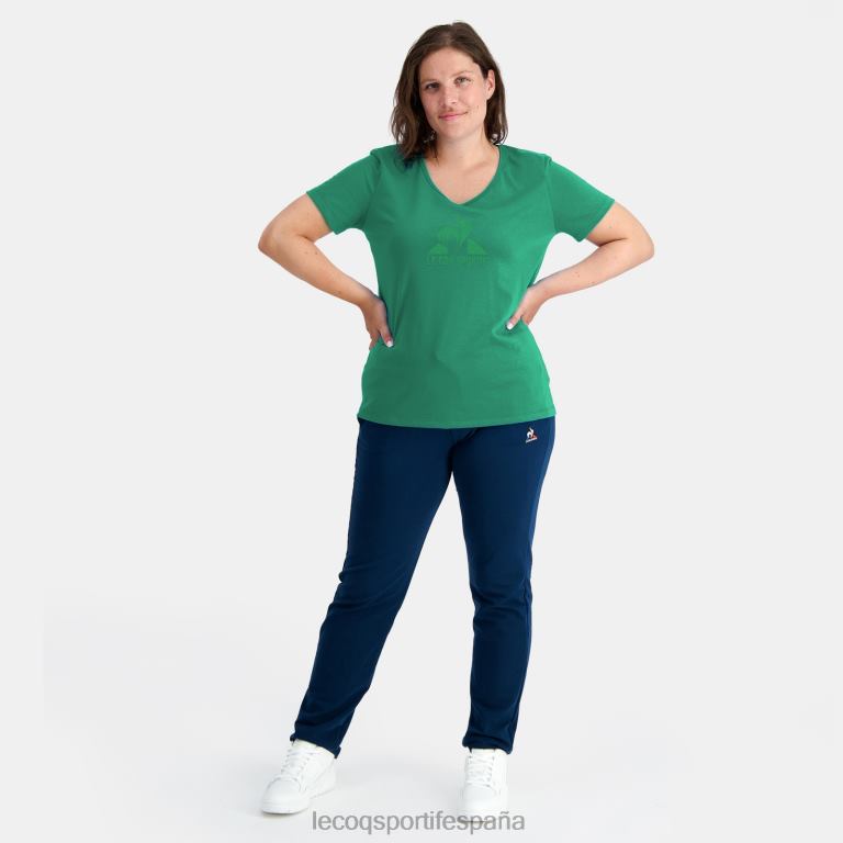 Le Coq Sportif camiseta verde mujer TD866347 ropa