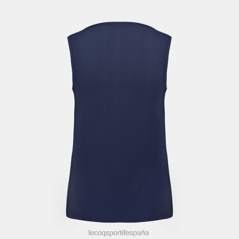 Le Coq Sportif chaleco azul mujer TD866350 ropa