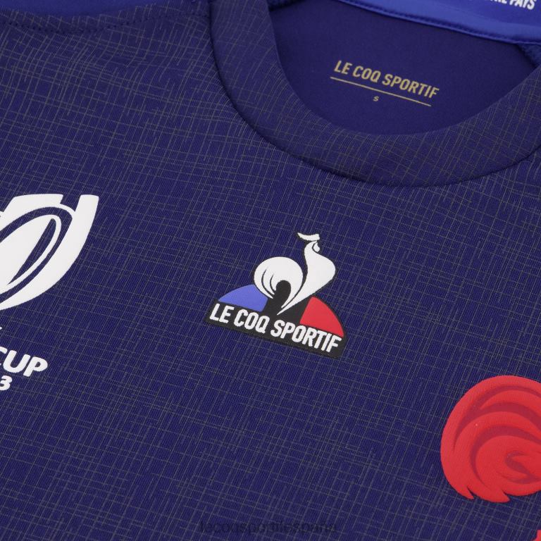 Le Coq Sportif réplica camiseta xv de france - copa del mundo de rugby 2023 azul mujer TD866349 ropa
