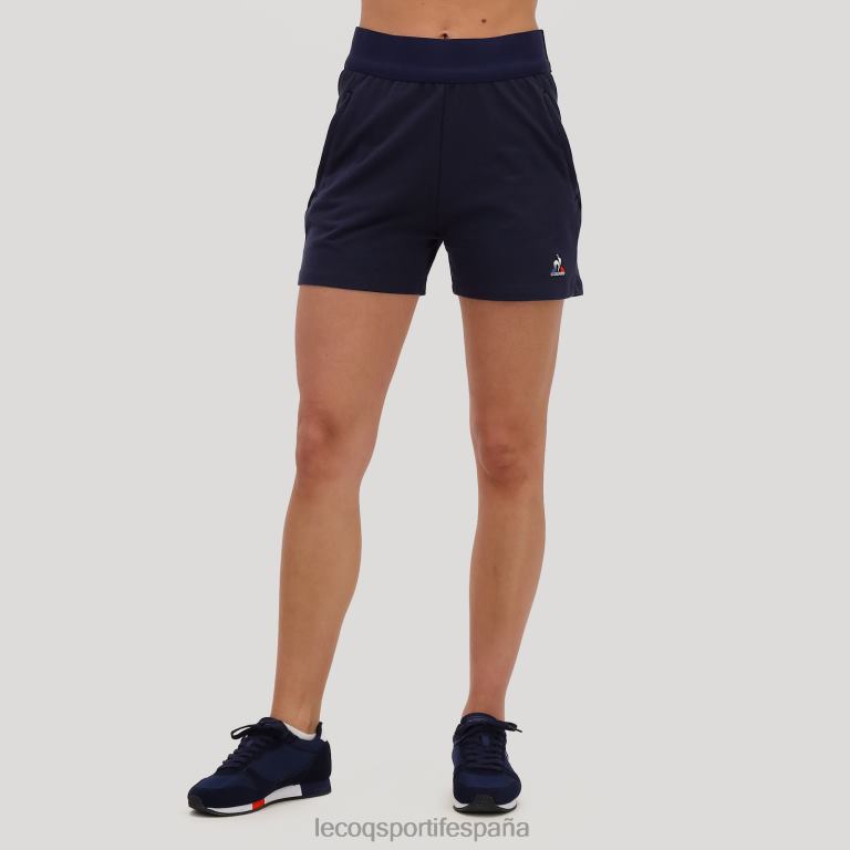Le Coq Sportif pantalones cortos azul mujer TD866617 ropa