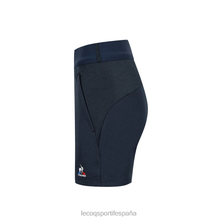 Le Coq Sportif pantalones cortos azul mujer TD866617 ropa