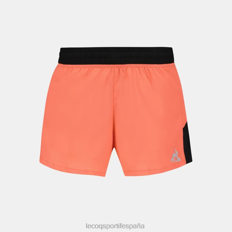 Le Coq Sportif pantalones cortos naranja mujer TD866333 ropa