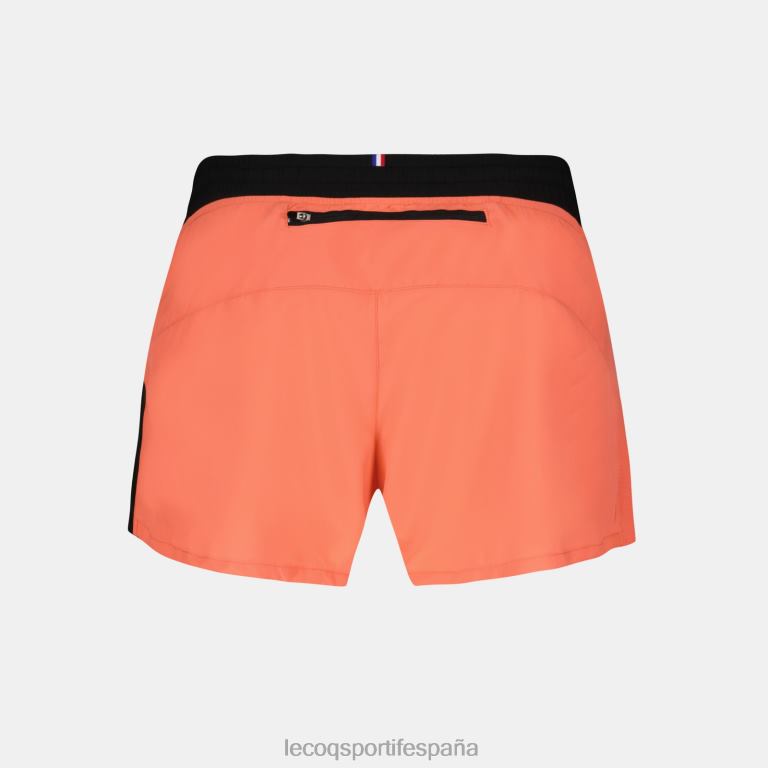 Le Coq Sportif pantalones cortos naranja mujer TD866333 ropa