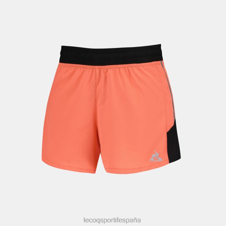 Le Coq Sportif pantalones cortos naranja mujer TD866333 ropa