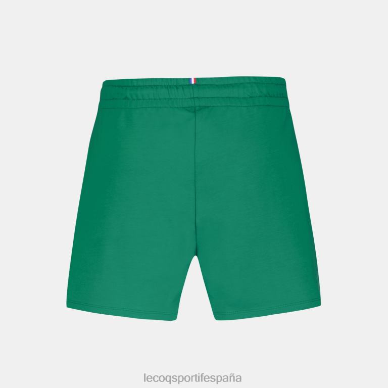 Le Coq Sportif pantalones cortos verdes mujer TD866323 ropa