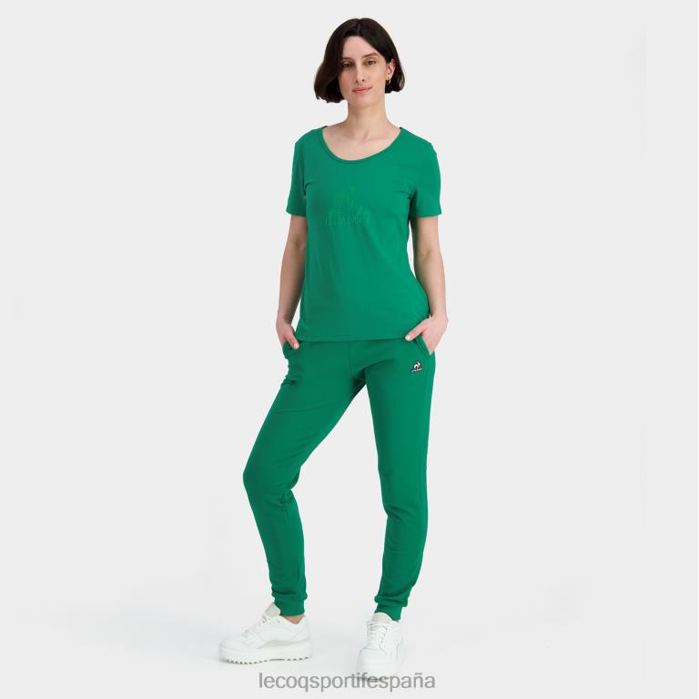 Le Coq Sportif pantalones verdes mujer TD866324 ropa