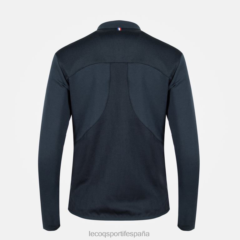 Le Coq Sportif sudadera con cremallera azul mujer TD866607 ropa