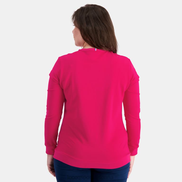 Le Coq Sportif sudadera roja mujer TD866313 ropa