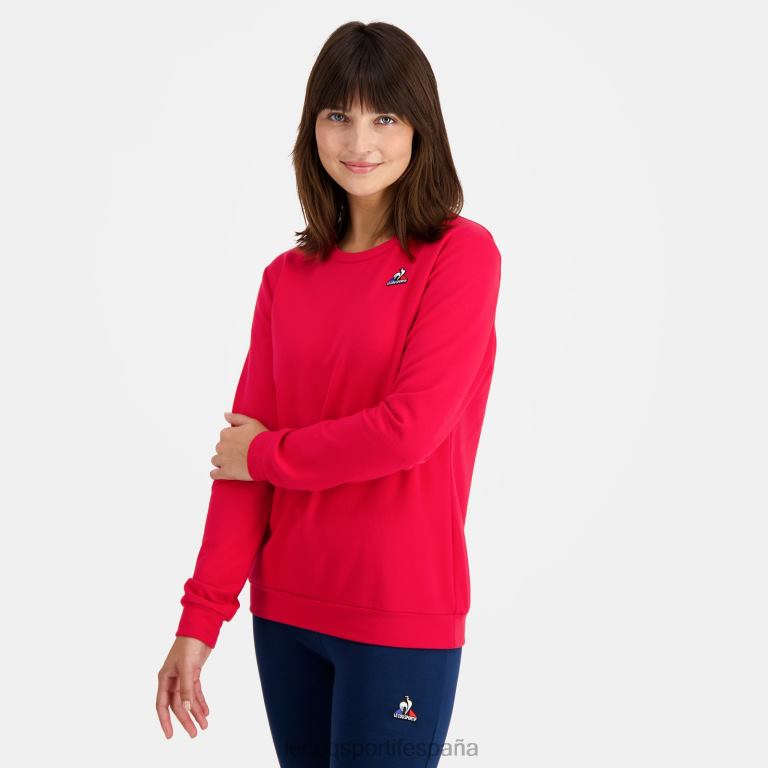 Le Coq Sportif sudadera roja mujer TD866595 ropa