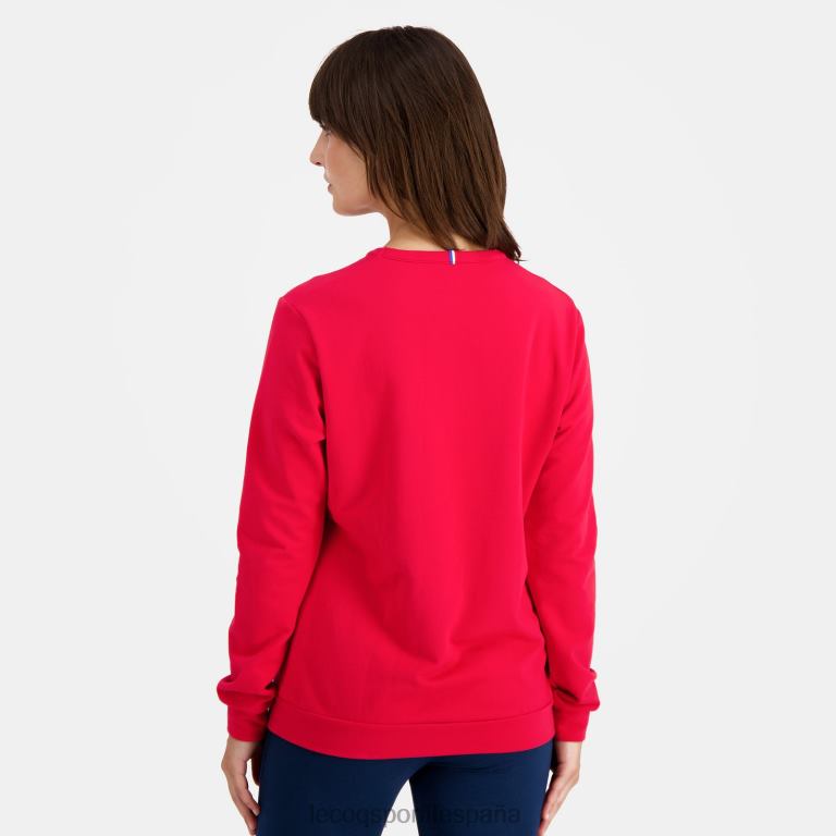 Le Coq Sportif sudadera roja mujer TD866595 ropa