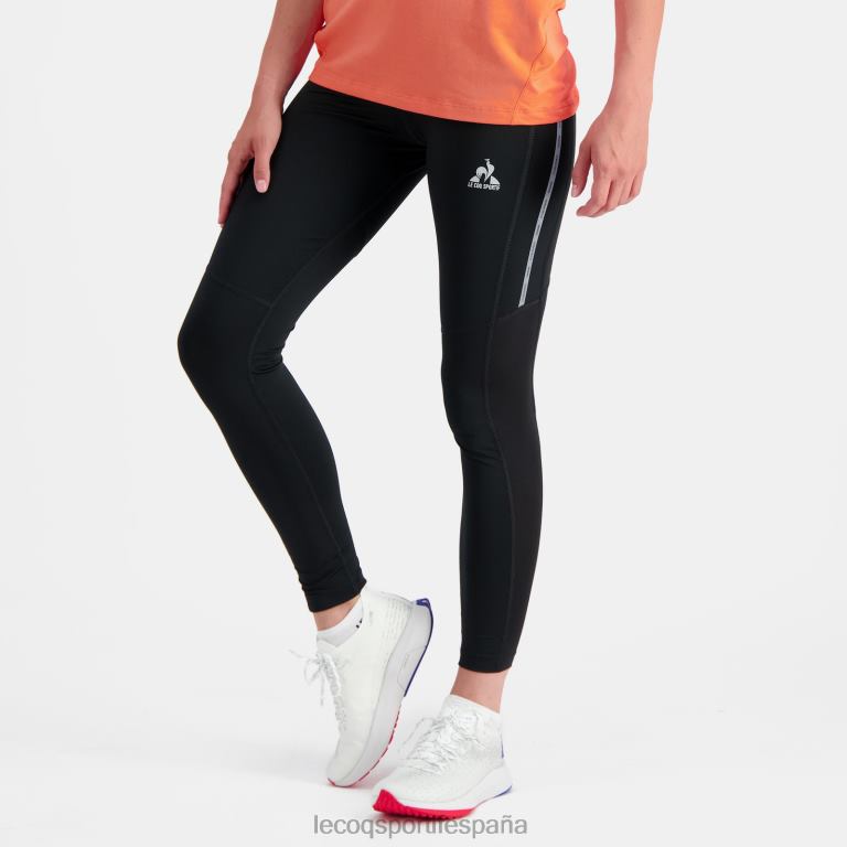 Le Coq Sportif leggings negros mujer TD866363 ropa