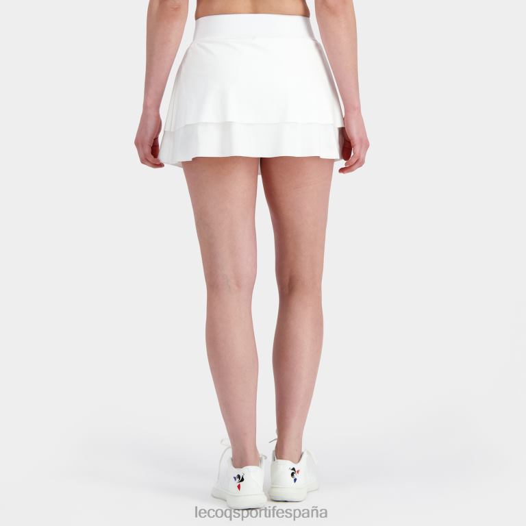 Le Coq Sportif falda blanca mujer TD866366 ropa