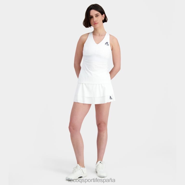 Le Coq Sportif falda blanca mujer TD866366 ropa