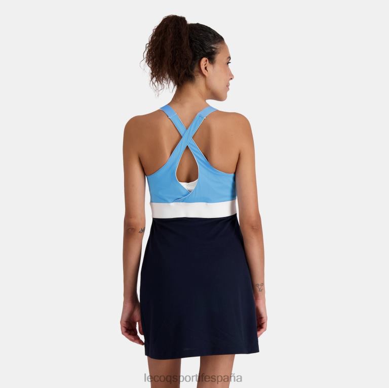 Le Coq Sportif vestido azul mujer TD866367 ropa