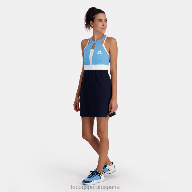 Le Coq Sportif vestido azul mujer TD866367 ropa