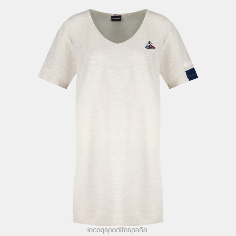 Le Coq Sportif vestido beige mujer TD866365 ropa