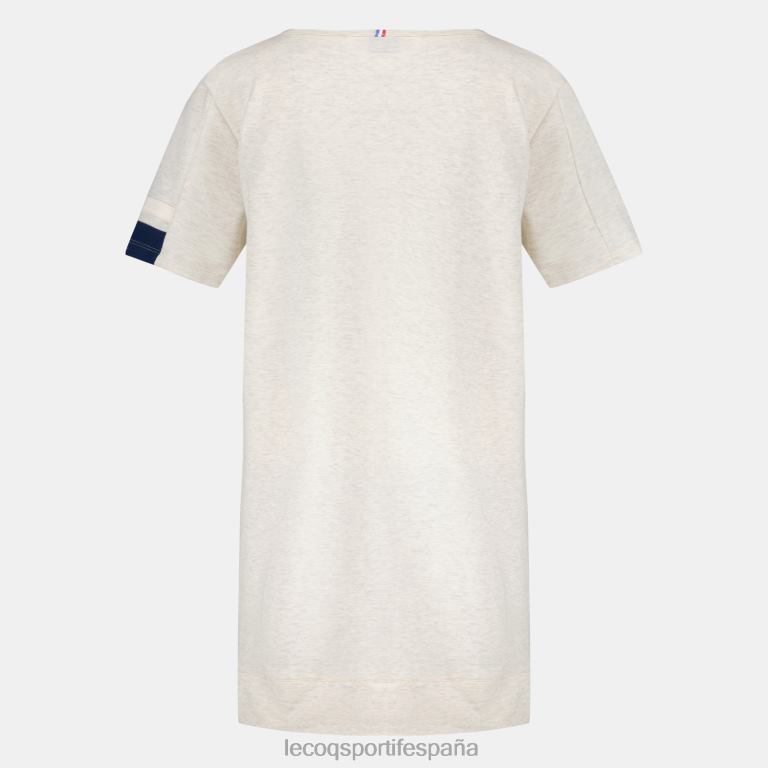 Le Coq Sportif vestido beige mujer TD866365 ropa