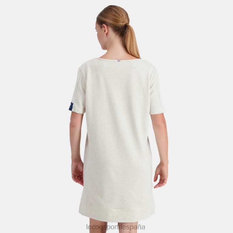 Le Coq Sportif vestido beige mujer TD866365 ropa