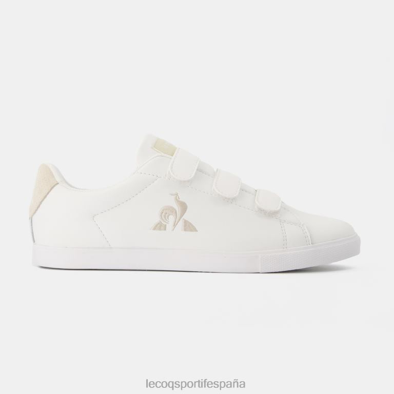 Le Coq Sportif zapato elsa velcros premium blanco mujer TD866371 zapatos