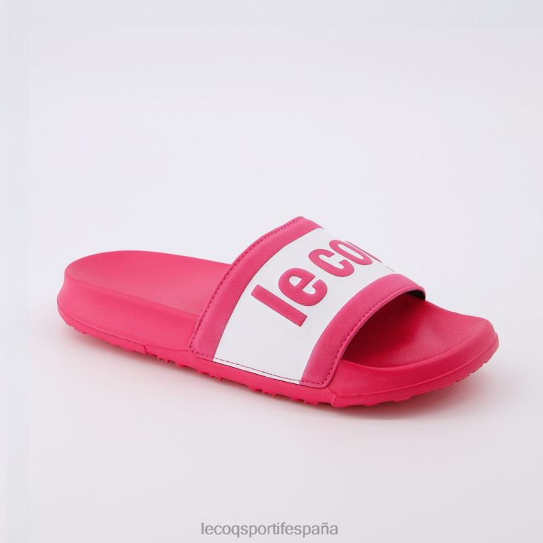 Le Coq Sportif diapositivas rosa mujer TD866621 zapatos