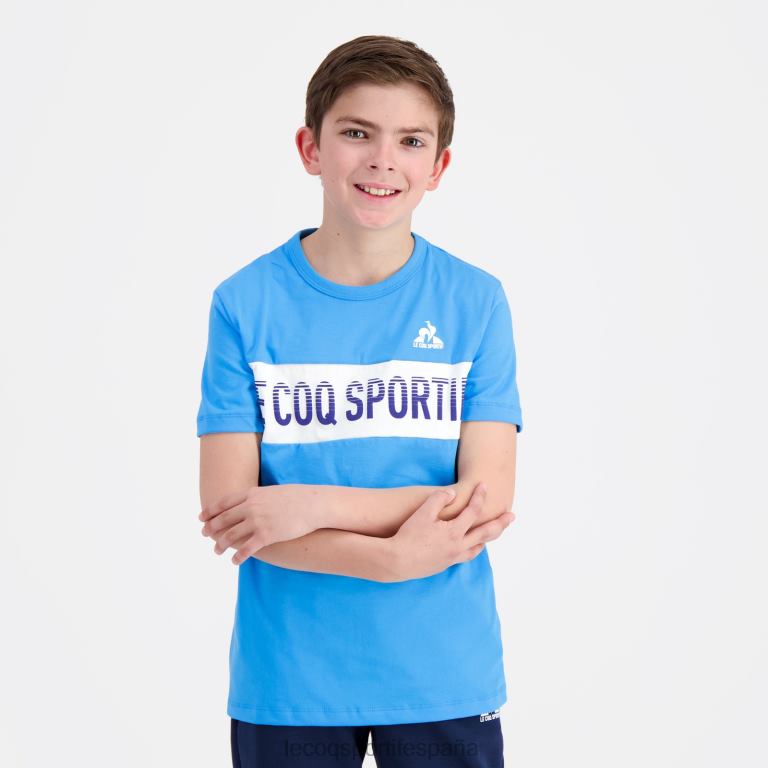 Le Coq Sportif camiseta azul niños TD866379 ropa