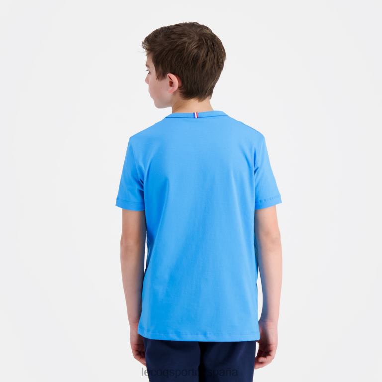 Le Coq Sportif camiseta azul niños TD866379 ropa