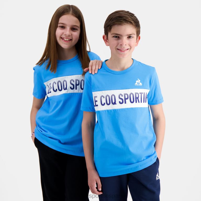 Le Coq Sportif camiseta azul niños TD866379 ropa