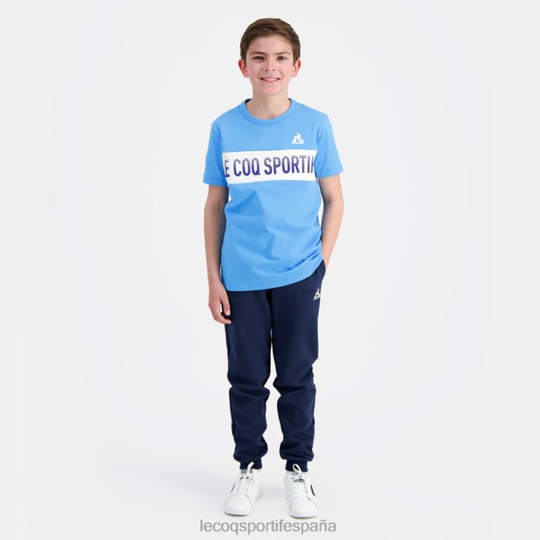 Le Coq Sportif camiseta azul niños TD866379 ropa