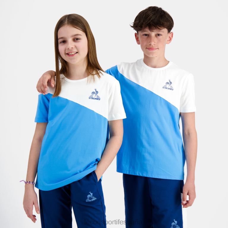 Le Coq Sportif camiseta azul niños TD866381 ropa