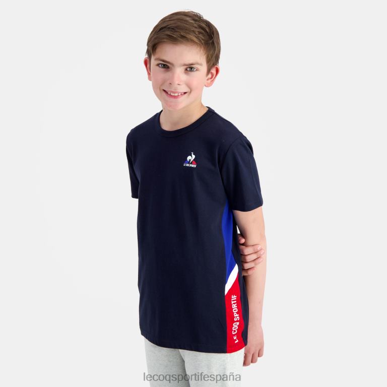 Le Coq Sportif camiseta azul niños TD866385 ropa