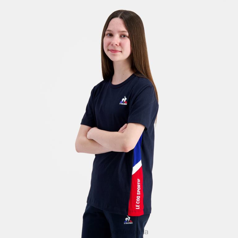 Le Coq Sportif camiseta azul niños TD866385 ropa