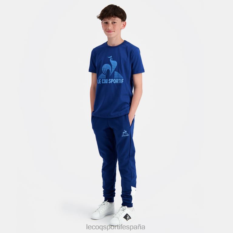 Le Coq Sportif camiseta azul niños TD866386 ropa