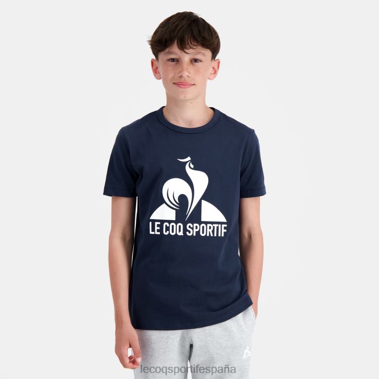 Le Coq Sportif camiseta azul niños TD866388 ropa