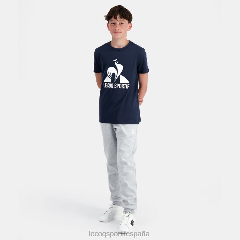 Le Coq Sportif camiseta azul niños TD866388 ropa