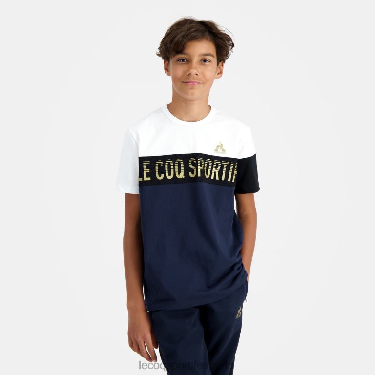 Le Coq Sportif camiseta azul niños TD866639 ropa