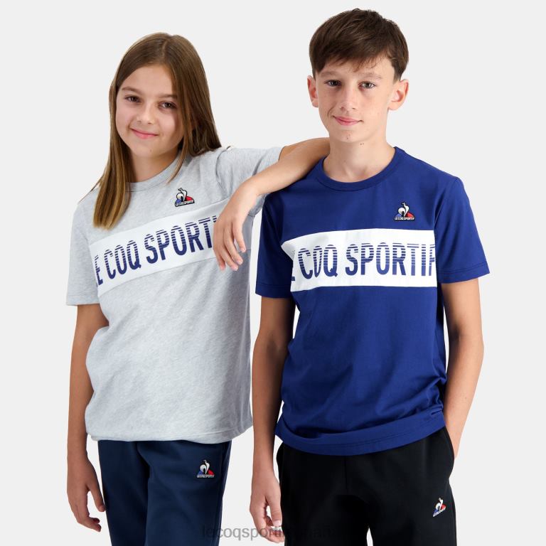 Le Coq Sportif camiseta azul niños TD866644 ropa