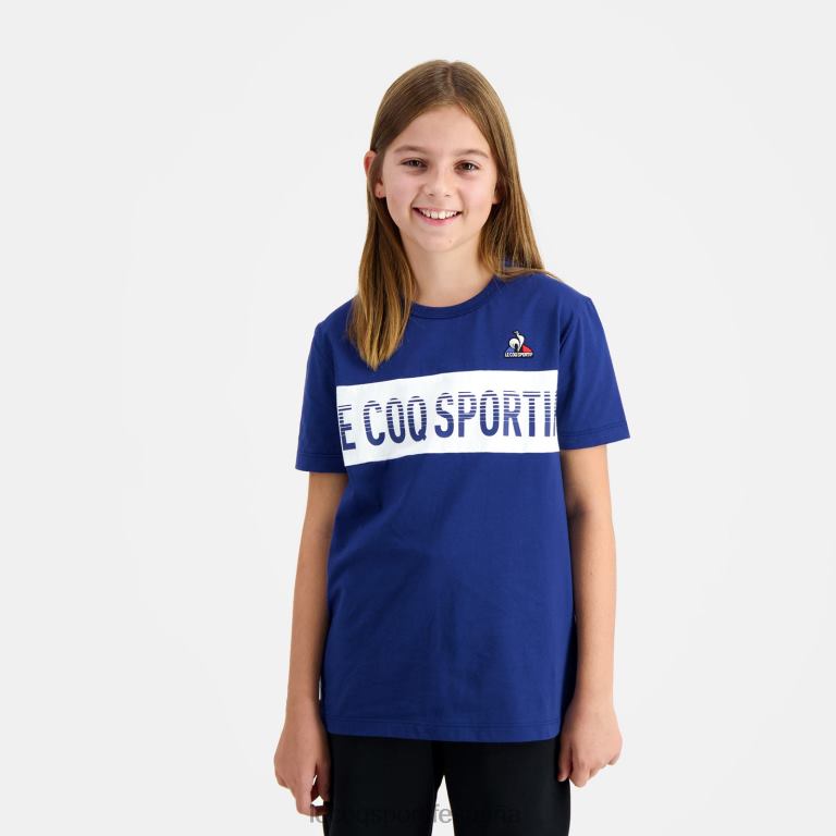 Le Coq Sportif camiseta azul niños TD866644 ropa